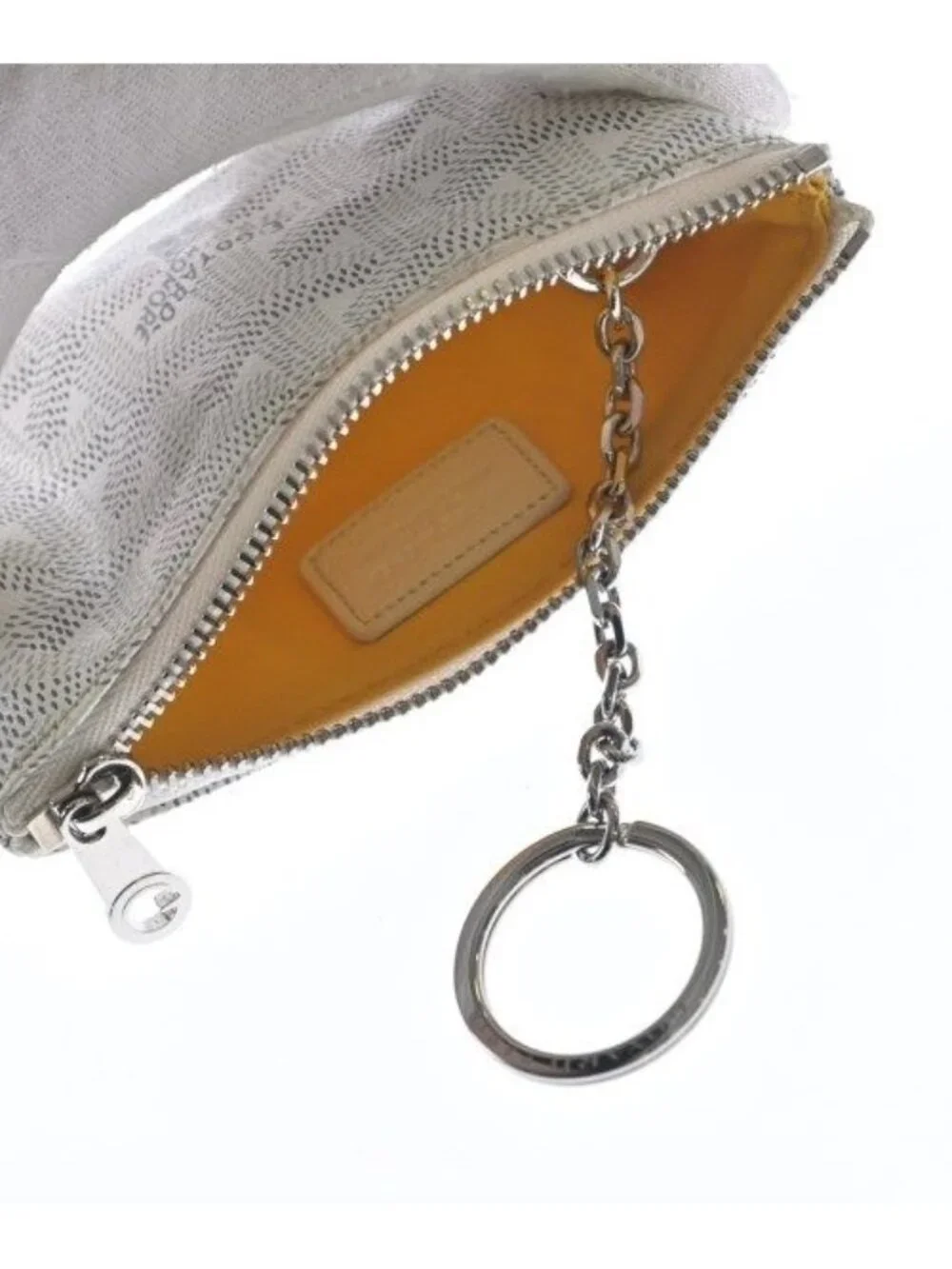 Goyard Pouch White